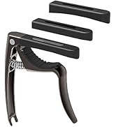 Linrax C3 Guitar Capo, 4 in 1 Capo with Bridge Pin Puller, Capos for Acoustic Guitar Electric Gui...