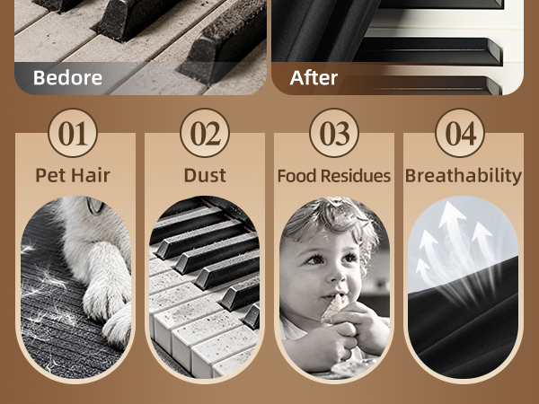 Pet Hair Dust Food Residues Breathability