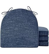 IPYNBAP Chair Cushions for Dining Chairs with Ties and Removable Cover, Dining Kitchen Chair Pads...