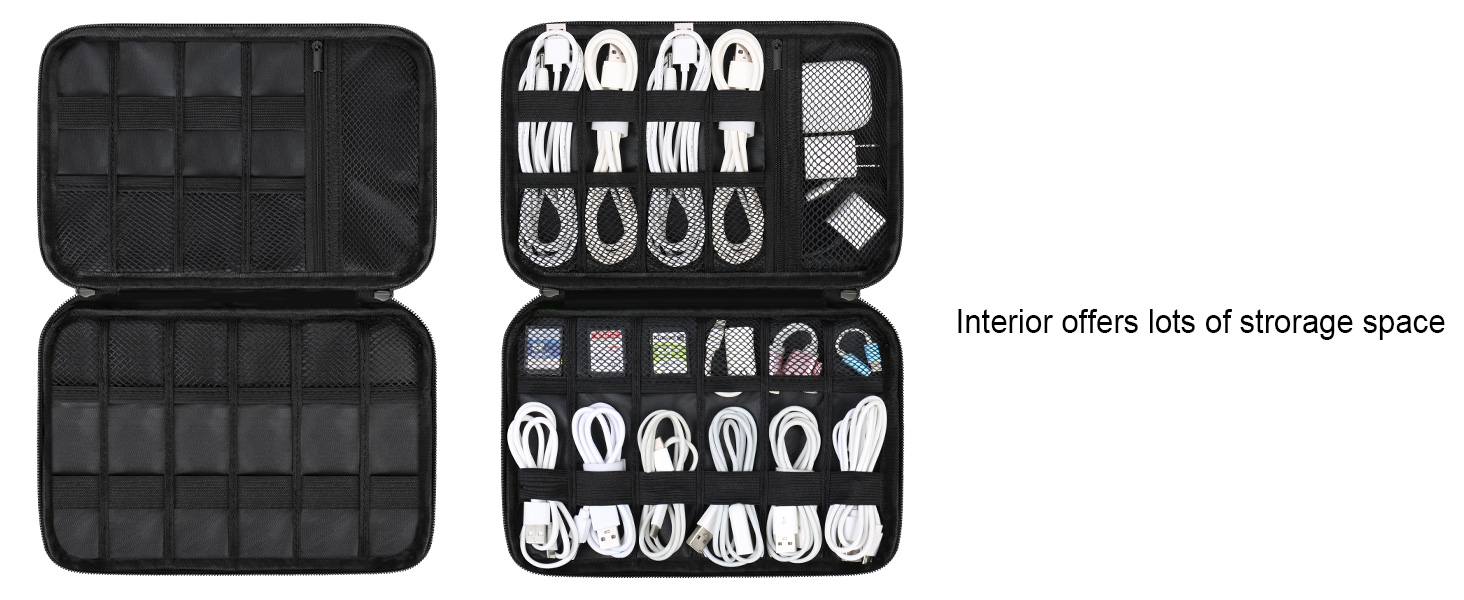  Cable Organizer Bag For Cords