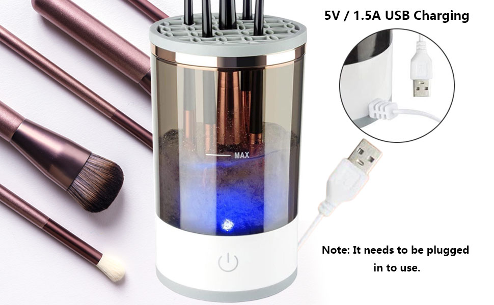 electric brush cleaner makeup cleaner for brushes