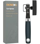 Beneno Can Opener, Side Cut Safety Can Opener Manual Smooth Edge with Durable Sharp Blade, Safe C...