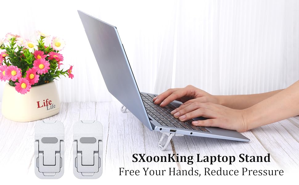 SXoonKing Laptop Stand Free Your Hands, Reduce Pressure