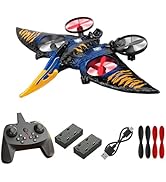 jaming Pterodactyl Dinosaur Toys Drone for Kids and Adults Easy to Fly Dragon Remote Controlled A...