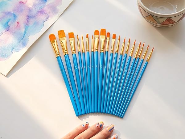 Acrylic Paint Brushes Set