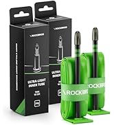 ROCKBROS 2 Pack 700C Presta Inner Tube with 18-28C 65mm/85mm Valve TPU Lightweight Easy-Taking Bi...