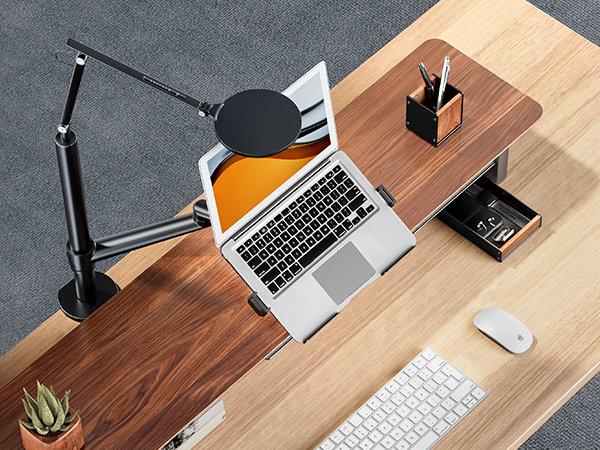 desk shelf monitor mount laptop stand holder