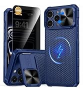 GIVELOT Magnetic for iPhone 17 Pro Max Case with Privacy Screen Protector | Slide Camera Cover, F...