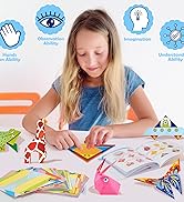 Origami Paper Set, 308PCS Kids Craft Paper Kit with Instructional Book for Girls Age 6,7,8