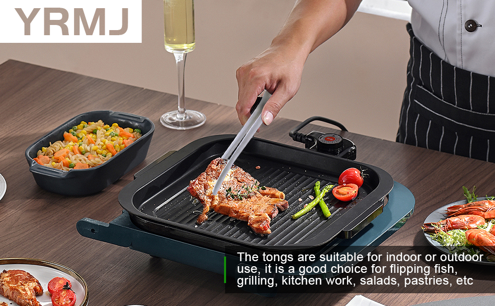 Stainless Steel Grill Tongs