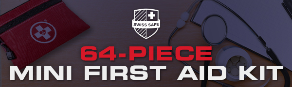 64-piece mini first aid kit