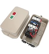 LE1D95M7 Electric Motor Starter, Single Phase 220V-230V 80A &amp; 3 Phase 380V-400V 93A, Magnetic Con...