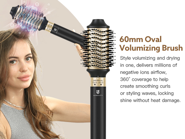 Webeauty hair dryer brush blow 5 in 1 air styler