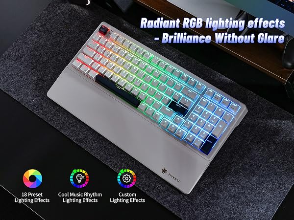 Radiant RGB lighting effects - Brilliance Without Glare