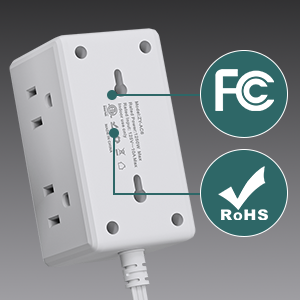 flat plug power strip