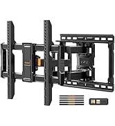 Perlegear UL-Listed Full Motion TV Wall Mount for 42–97 Inch Flat Curved TVs up to 132 lbs, 12?/1...