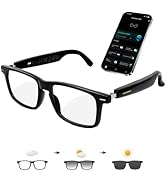 AI Smart Glasses for Men &amp; Women – Powered by ChatGPT, 164+ Languages Translation and Photochromi...