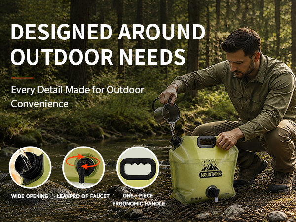 Designed around outdoor needs