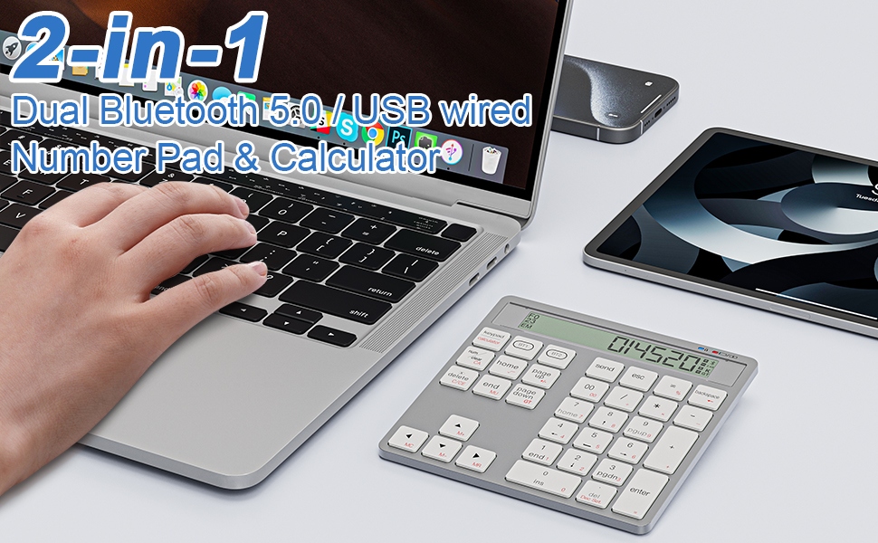 bluetooth number pad for laptop