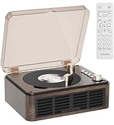 Gueray CD Player with HiFi Stereo Sound Vintage CD Player Bluetooth CD Raido Player with Speakers...