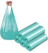 Trash Bags, 5 Rolls/100 Counts Small Garbage Bags for Office, Kitchen,Bedroom Waste Bin,Colorful ...