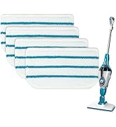 Steam Mop Pads Replacement Compatible with Black+Decker Steam Mop SM1600, SM1610, SM1620, HSM13E1...