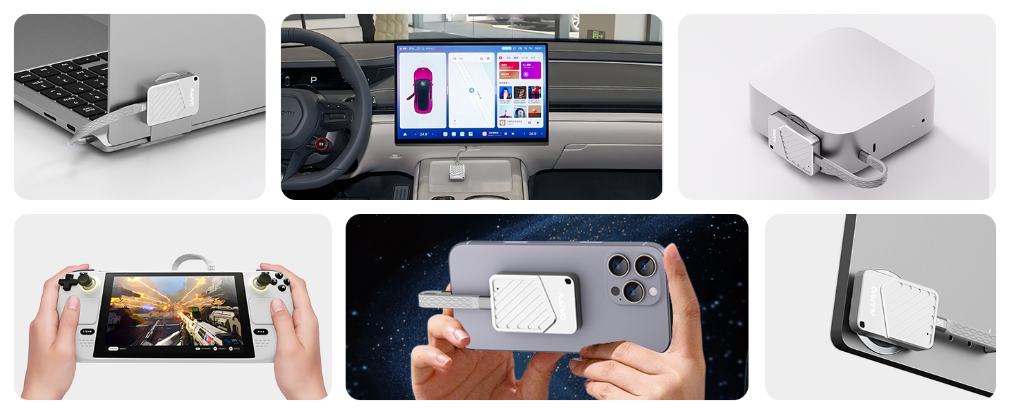 magnetic external hard disk enclosure for phone macbook attachment memory stick storage expansion