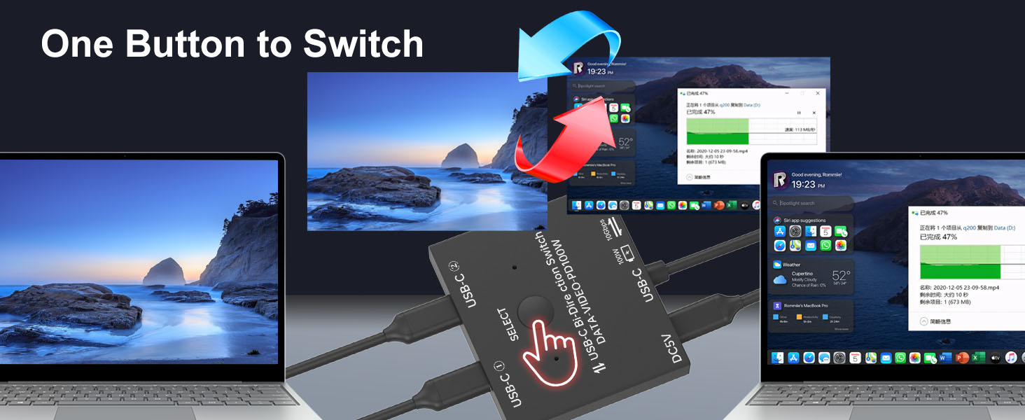 usb c switch 2 computers