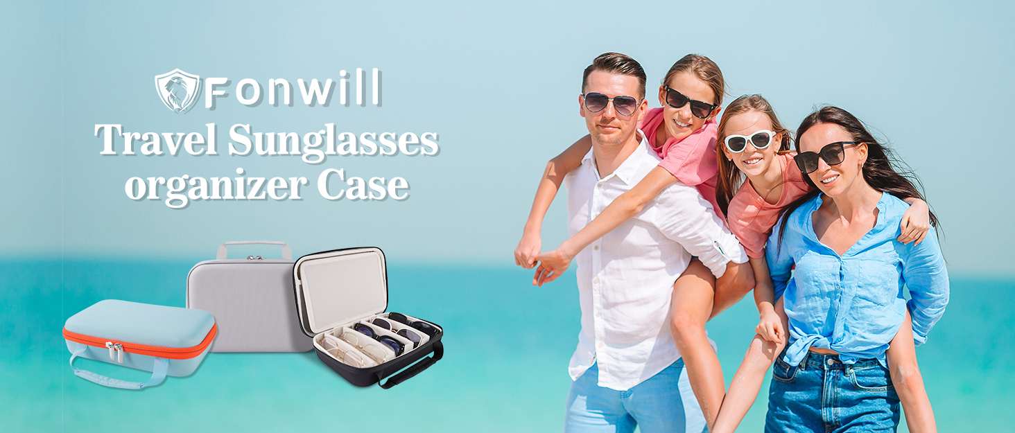 Sunglasses organizer case