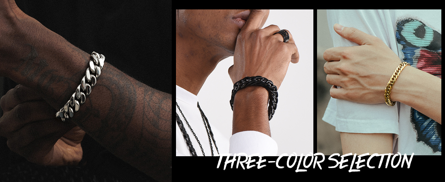 cuban bracelet stainlesss steel