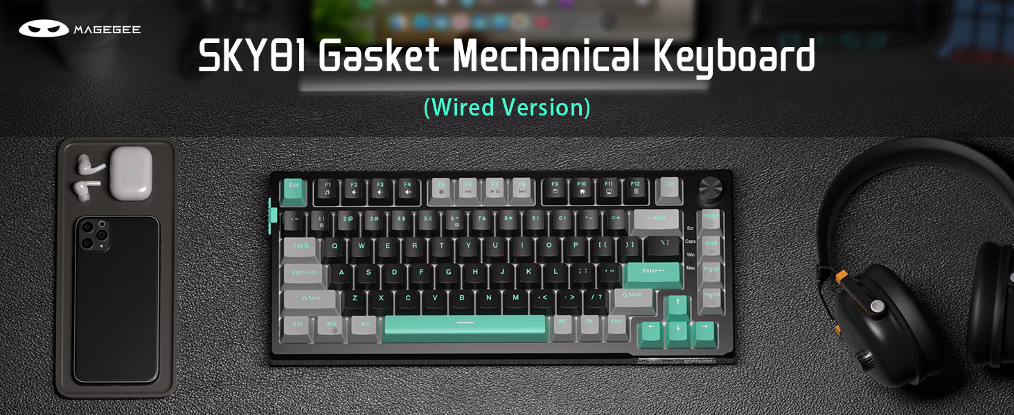 SKY81 Gasket Mechanical Keyboard (Wired Version)