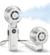 Rrtizan Handheld Misting Fan Portable - Small Personal Mister Fan Blow Cold Air,USB Rechargeable,...