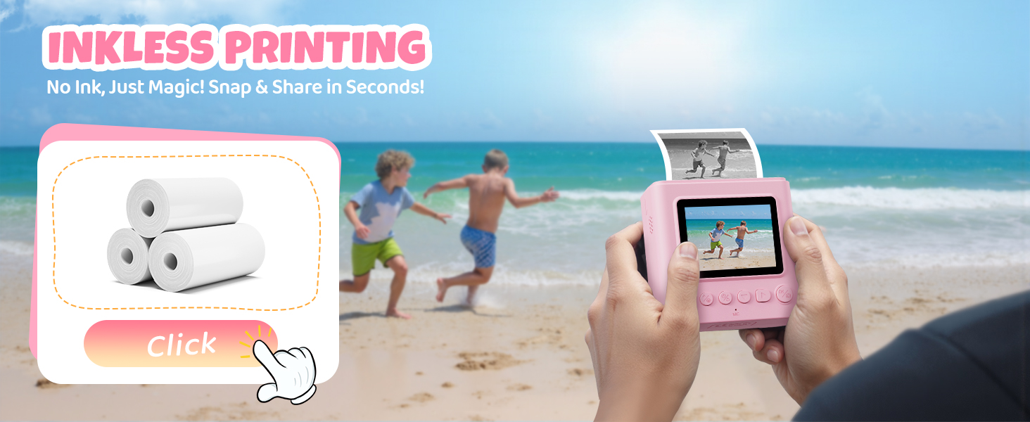 Kids Camera Instant Print