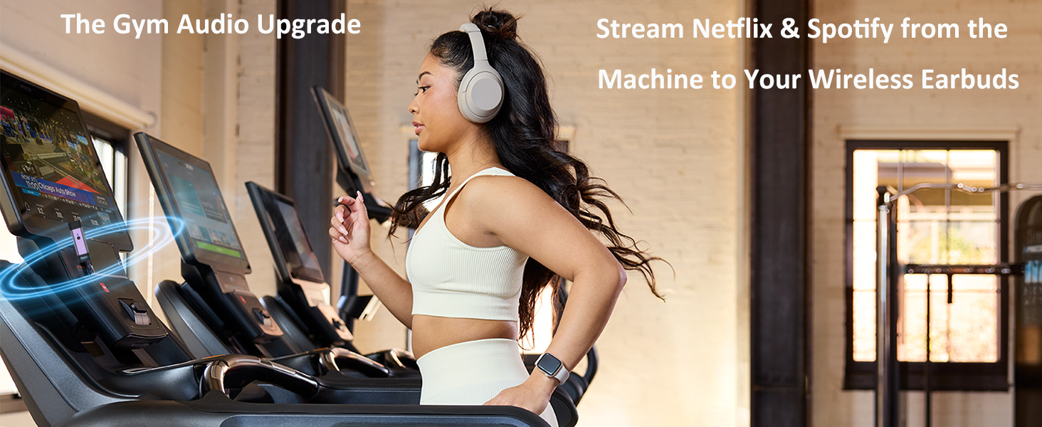 Bluetooth Transmitter for Gym Machine Entertainment System