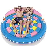 JOSEN Pool Floats Adult, Inflatable Tanning Pool - Extra Large Pool Floats for Adults Heavy Duty,...