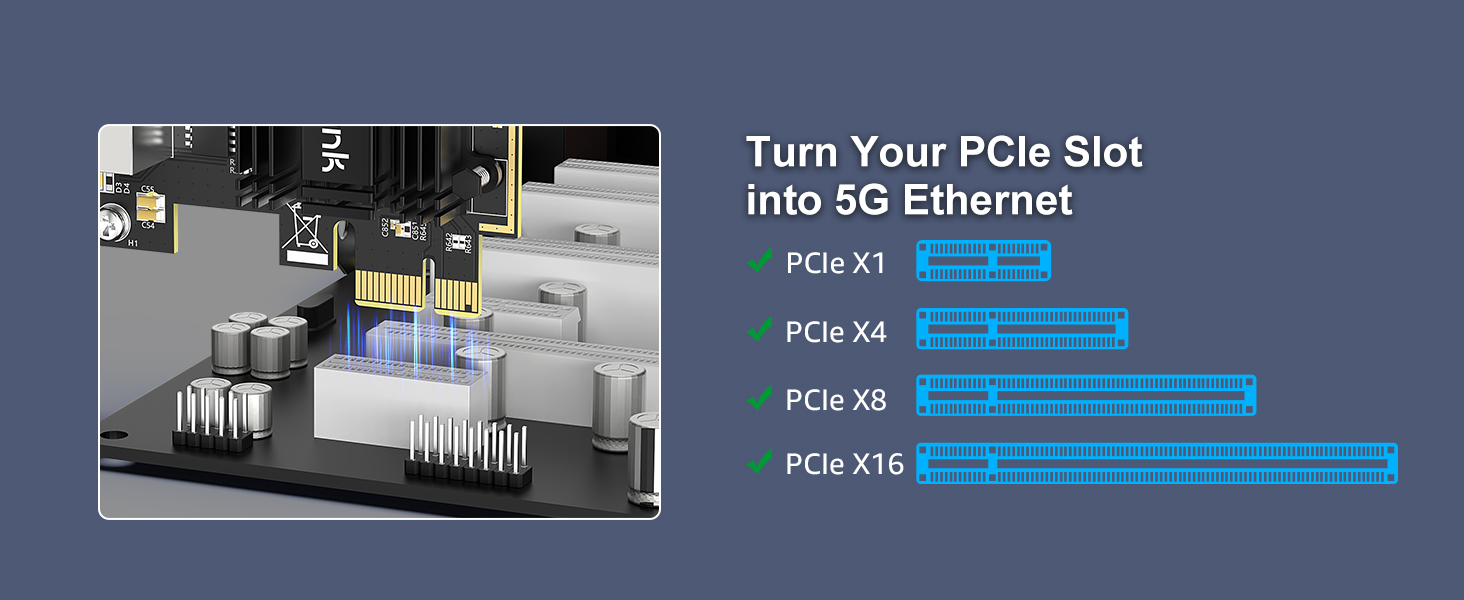 VunLink 5G PCIe Network Card