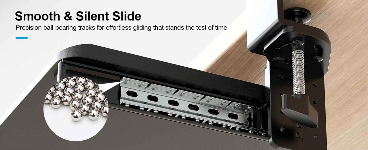 under desk keyboard tray