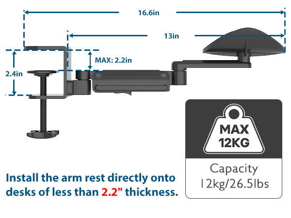 Arm Rest Support Extender