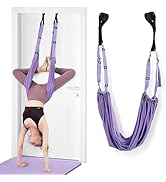 Elfzone Yoga Door Swing - Yoga Strap, Backbend Training Stretching Rope with Door Anchor, Flexibi...