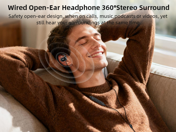 open-ear headphones hifi stereo