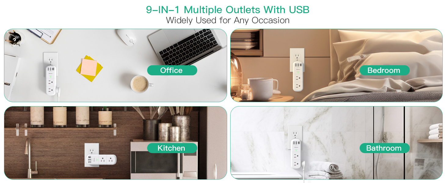 outlet extender with usb