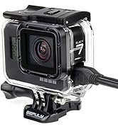 GEPULY Skeleton Protective Housing Case for GoPro Hero 7 Black, Hero 6 Black, Hero 5 Black, Hero ...