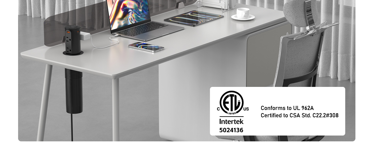 Pop up Outlet for Countertop
