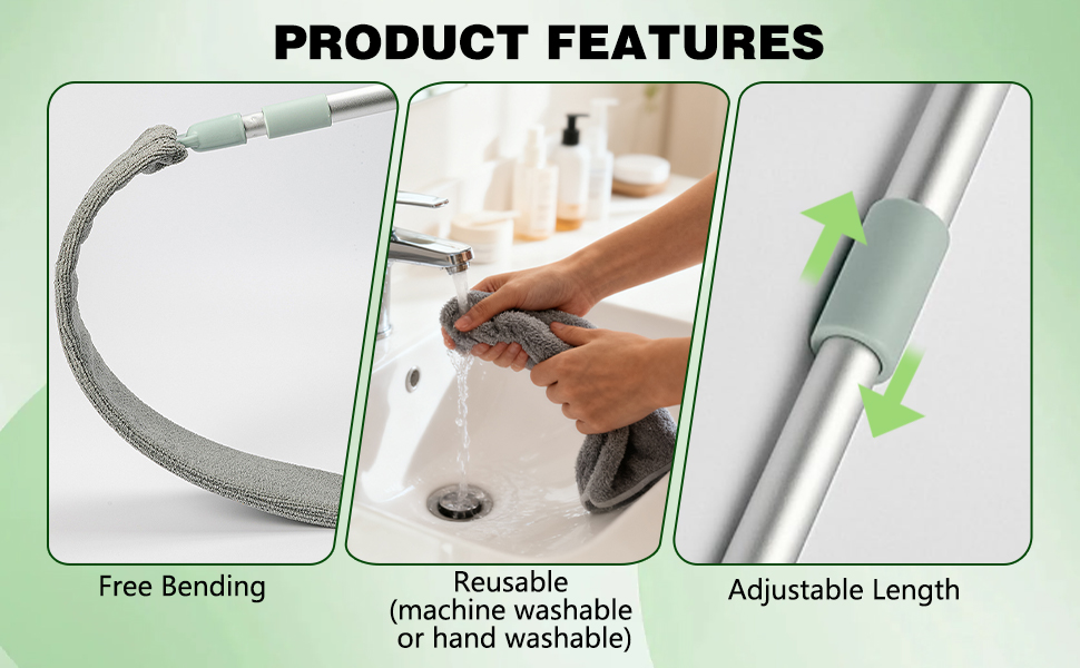 Retractable Gap Dust Cleaning Artifact