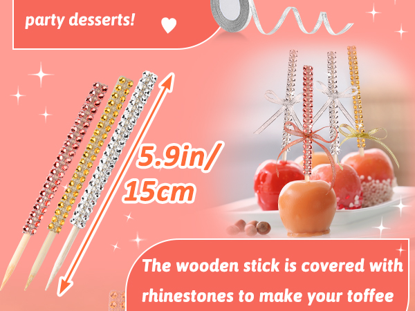 Candy Apple Sticks and Bags