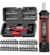 VANPO Torque Screwdriver, 15-75In-lb Torque Screw Driver Wrench Driver Set, 1/4'' Drive Inch Poun...