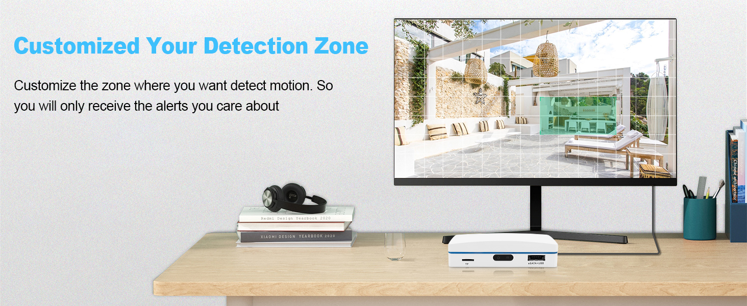 Expandable 4CH Wired Mini DVR Security Cameras System-2pcs 1080P Mini Dome Cameras 4CH Mini DVR