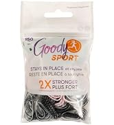 Goody Sport Ouchless Forever Polyband Hair Ties - 150 Ct, Two-Tone, SlideProof Sport-Level Grip f...