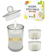 ikeda fragrance Scented Candles,3pcs Nature Aroma Home Aromatherapy Candles Gifts Set,80h Long La...
