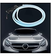 59" Flexible Car LED Hood Light Strip,High Brightness DIY Car Hood Light Strip for Daytime Runnin...